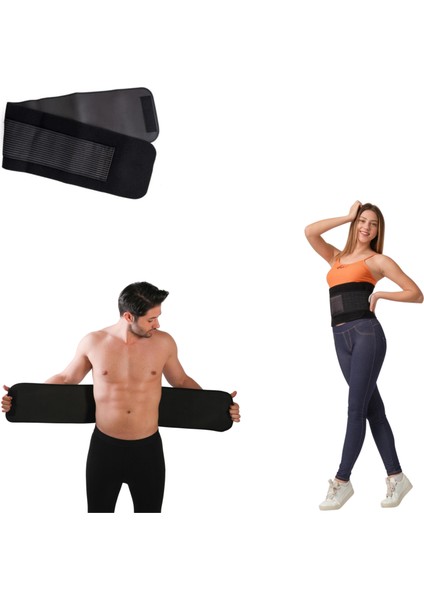 Unisex Sauna Termal Kemer Korse Zayıflama Göbek Eriten Toparlayıcı Fitness Sporcu Kemeri Bel Bandı Korse Termal Sauna Kemer Neopren Korse Kemer Zayıflama Kemeri