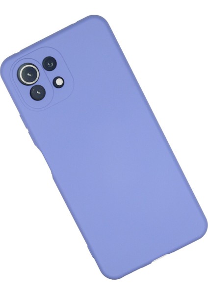 Xiaomi Mi 11 Lite Kılıf Nano Içi Kadife Silikon - Lila 300099