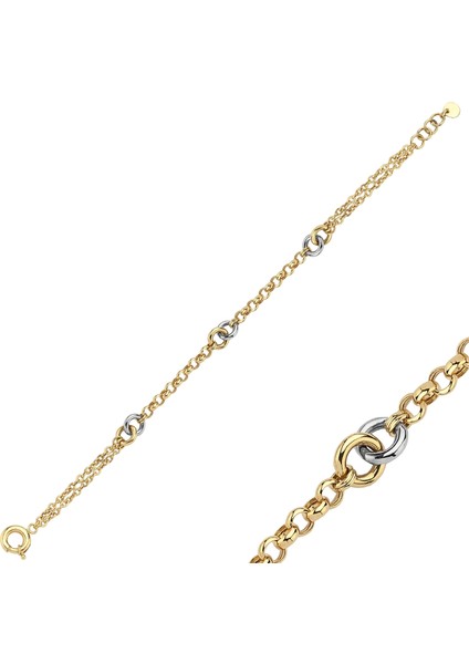 4.05 gr 14 K Jwd Altın Bileklik