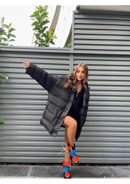 Midi Boy Şişme Mont modelleri