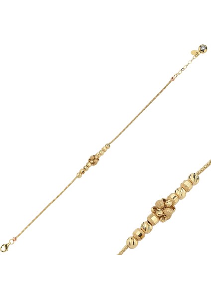 3.95 gr 14 K Jwd Altın Dorika Bileklik