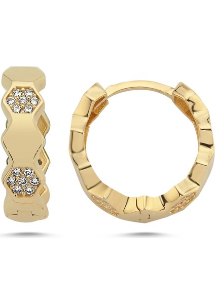 3.35 gr 14 K Jwd Altın Halka Küpe