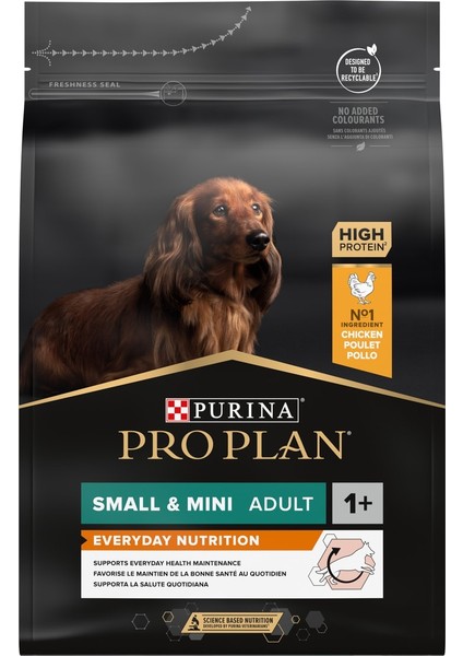 Proplan Small Mini Adult Chicken Tavuklu Yetişkin Köpek Maması 3 kg
