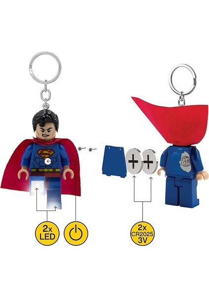 Super Heroes 4002036 Superman LED Key Chain