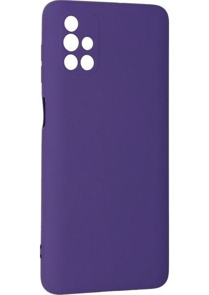 Samsung Galaxy M51 Kılıf Nano Içi Kadife Silikon - Mor 300099 modelleri