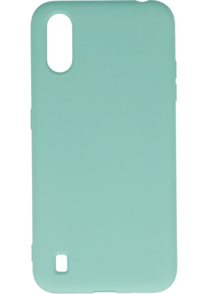 Samsung Galaxy A01 Kılıf Nano Içi Kadife Silikon - Turkuaz 300099