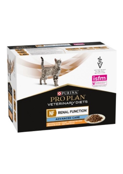 Purına Proplan Veteriner Diyet N/f Renal Function Yaş Kedi Maması Tavuklu 10 x 85 gr