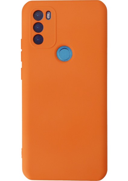 General Mobile Gm 21 Plus Kılıf Nano Içi Kadife Silikon - Turuncu 300099