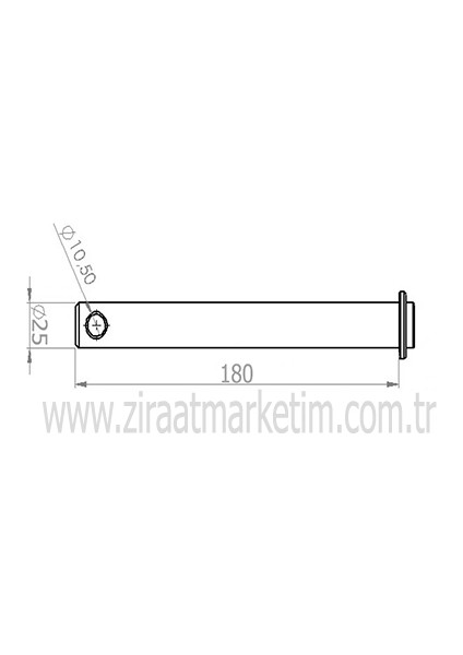 25 mm 18 cm Remork Çeki Pimi fırsatları