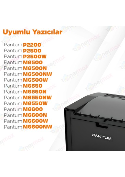 Pantum PA210X Muadil Toner / P2200 / P2500 / M6500 / M6550 / M6600 modelleri