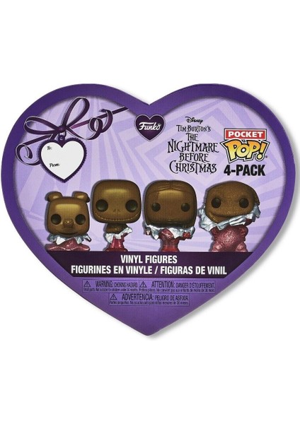 Pocket Pop! Sevgililer Günü Özel Paketi Nightmare Before Christmas Valentines Chocolate 4 Pack fırsatları