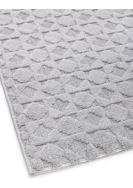 Vegas Bej Beyaz Gri Yumuşak Dokulu Modern Geometrik Desenli Halı modelleri