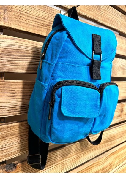 Sade Şık Renkli ve Çok Cepli Sırt Çantası fiyatları