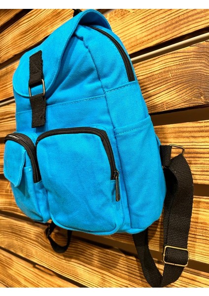 Sade Şık Renkli ve Çok Cepli Sırt Çantası modelleri