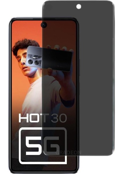 ECR MOBILE Infinix Hot 30 5G İle Uyumlu Hayalet Esnek Nano Kırılmayan Ekran Koruyucu