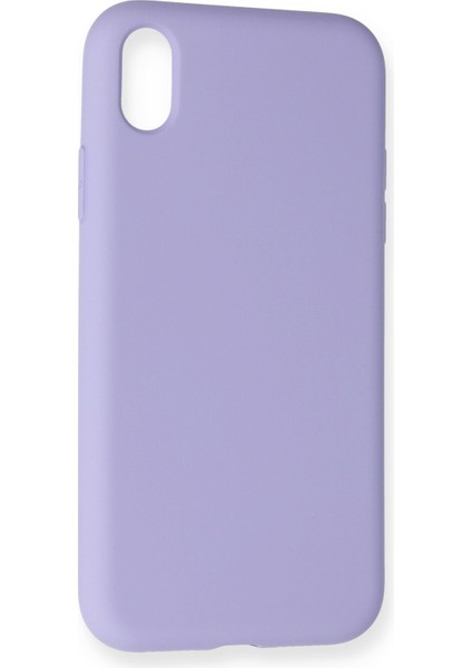 Iphone Xr Kılıf Nano Içi Kadife Silikon - Lila