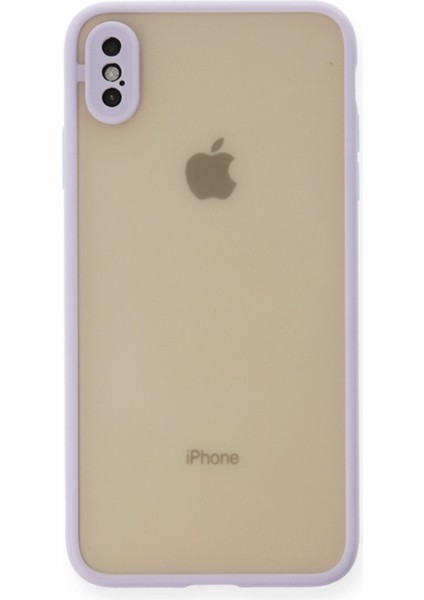 Iphone Xs Kılıf Montreal Silikon Kapak - Mor