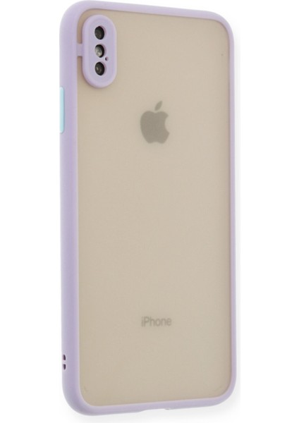 Iphone Xs Kılıf Montreal Silikon Kapak - Mor