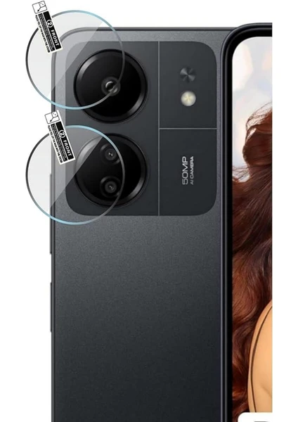 ECR MOBILE Redmi 13C Esnek Nano Kamera Lens Koruyucu (1 Set)