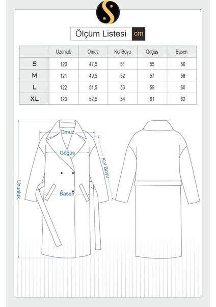 Peryyes Kadın Oversize Geniş Kesim Kol Detaylı Kaşe Kaban Özel Tasarım fırsatları