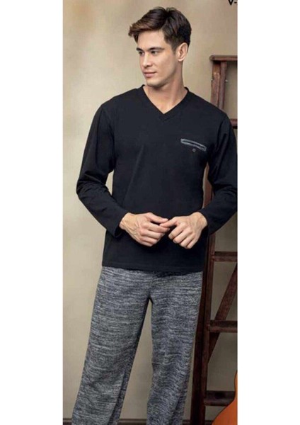 Uzun Kol Erkek Pijama Takım 7005