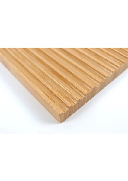Bambu Dalgalı Sunum Tabağı Dekoratif Sunum Tahtası Gökkuşağı Sunum Tahtası modelleri