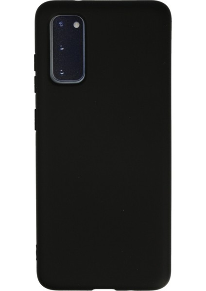 Samsung Galaxy S20 Kılıf Nano Içi Kadife Silikon - Siyah 300099