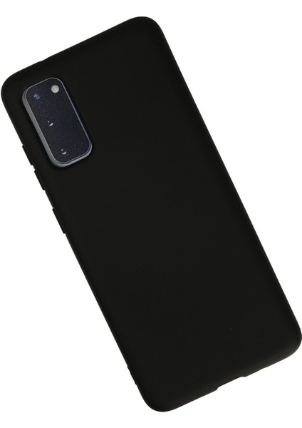 Samsung Galaxy S20 Kılıf Nano Içi Kadife Silikon - Siyah 300099