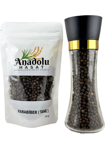 2li Karabiber Seti- Tane Karabiber 100GR-200GR Seramik Karabiber Değirmeni