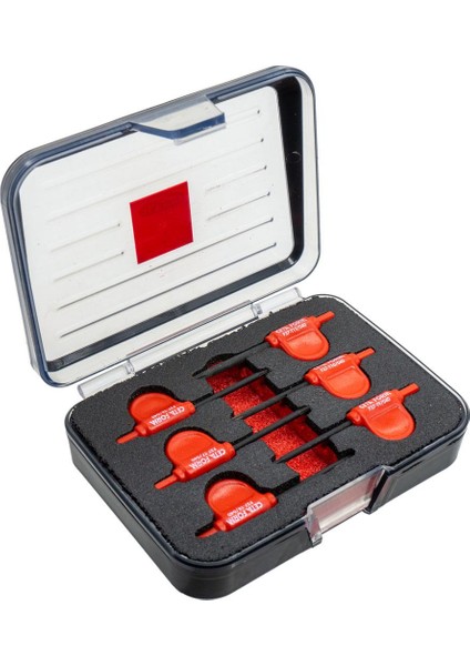 F37-P06 Plas. Saplı Torx Bayrak Tornavida Seti 6 Parça