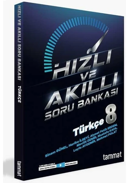 Tammat Yayıncılık Tammat Yayınları 8. Sınıf Lgs Türkçe Hızlı ve Akıllı Soru Bankası