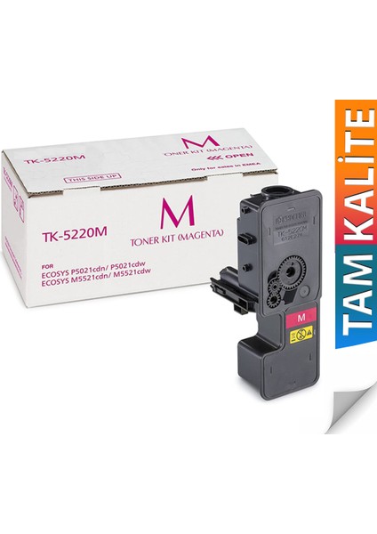 TK-5220 Kyocera Ecosys M5521CDN Uyumlu Muadil Toner Kırmızı