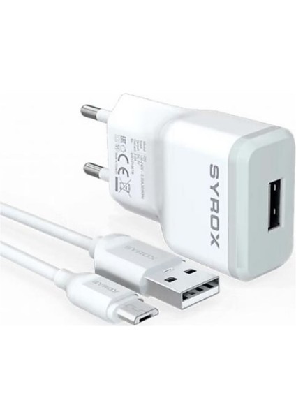 J15 Typemicro 2.0 A Şarj Aleti (Başlık ve Kablo Set)