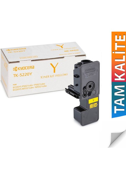 TK-5220 Kyocera Ecosys M5521CDW Uyumlu Muadil Toner 1 Set fırsatları