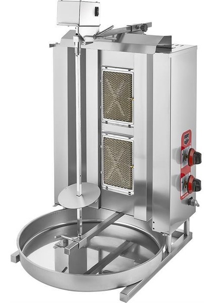 2 Radyanlı Üstten Motorlu Tüplü (CE) Döner Ocağı