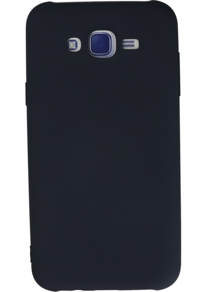 Samsung Galaxy J7 Kılıf Nano Içi Kadife Silikon - Lacivert 300099
