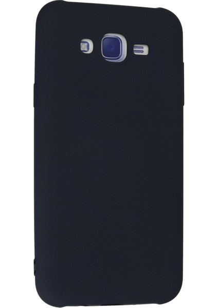 Samsung Galaxy J7 Kılıf Nano Içi Kadife Silikon - Lacivert 300099