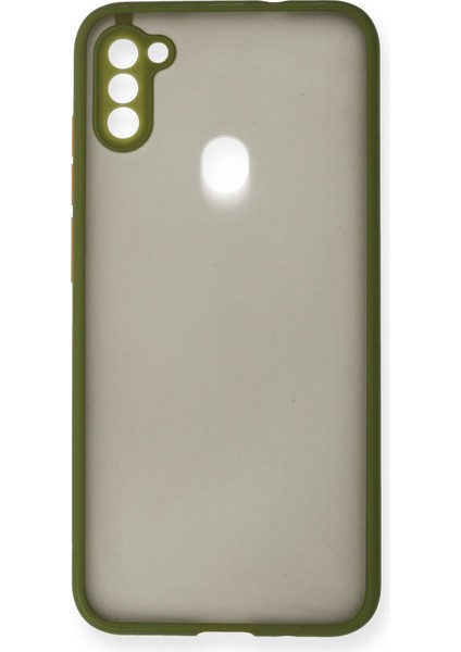Samsung Galaxy M11 Kılıf Montreal Silikon Kapak - Açık Yeşil 300099