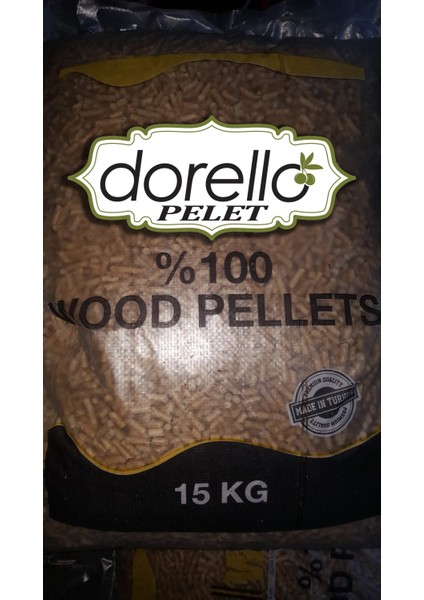 Pelet Yakıtı 15 kg Pelet Dorello Çuvalda Pelet Yakıtı