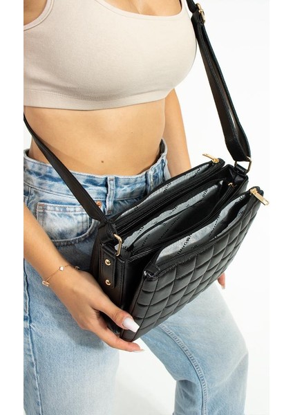 Suni Deri Çapraz Askılı Kapitone Dikişli Omuz Çantası fiyatları