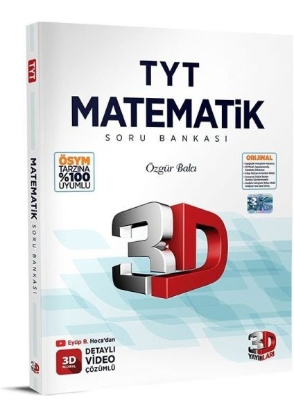 3D 2023 Tyt Matematik Tamamı Video Çözümlü Soru Bankası