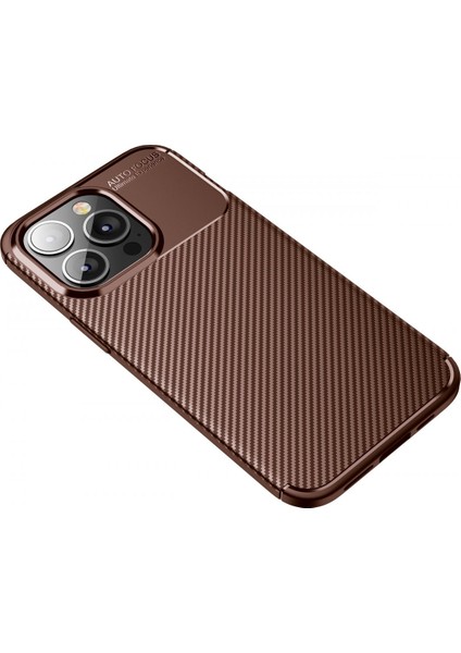 Iphone 13 Pro Kılıf Focus Karbon Silikon - Kahverengi 300099 fiyatları
