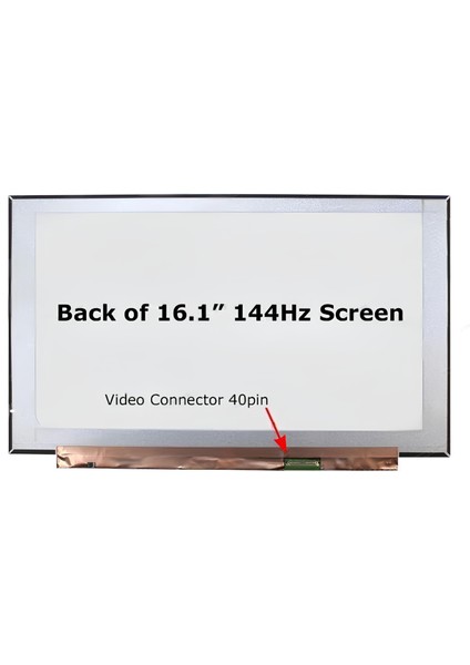 Hp Victus 16-D1046NT (68P31EA) 16.1" Ekran 40 Pin Slim LED Panel 144HZ
