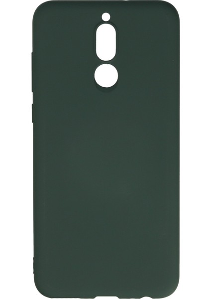 Huawei Mate 10 Lite Kılıf Nano Içi Kadife Silikon - Koyu Yeşil 300099