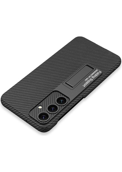 Galaxy S24 Kılıf Standlı Kapak Deri Desenli fırsatları