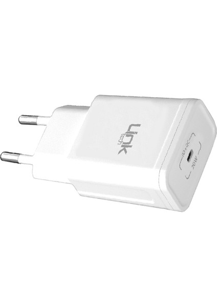 S664 Premium 20W Pd Qc Type-C To Type-C Kablolu Şarj Aleti Beyaz