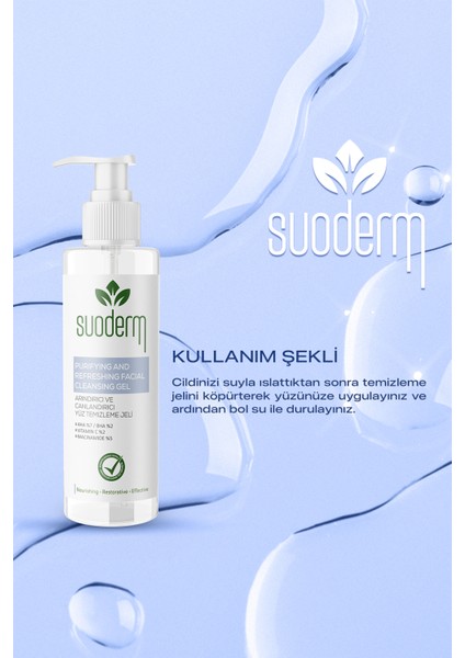 Arındırıcı ve Canlandırıcı Yüz Temizleme Jeli Aha %7 Bha%2 Vitamin C %2 Niacinamide %5