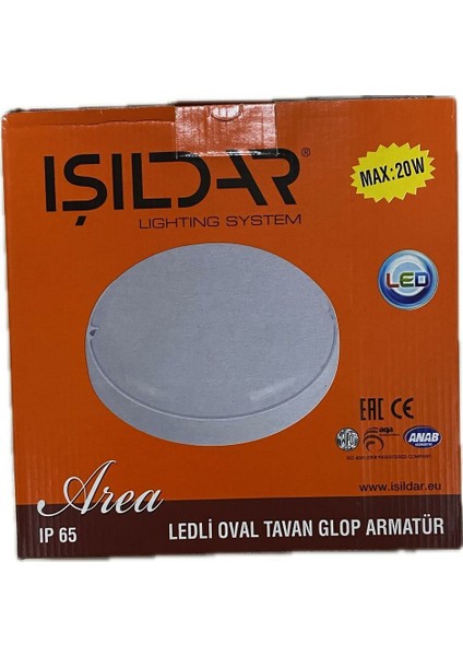 Area 20W Ledli Büyük Beyaz 4435 Tavan Armatürü