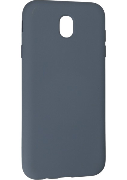 Samsung Galaxy J7 Pro / J730 Kılıf Nano Içi Kadife Silikon - Gri 300099