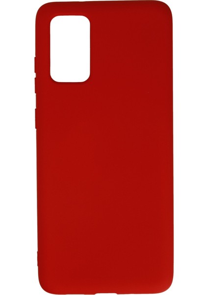 Samsung Galaxy S20 Plus Kılıf Nano Içi Kadife Silikon - Kırmızı 300099